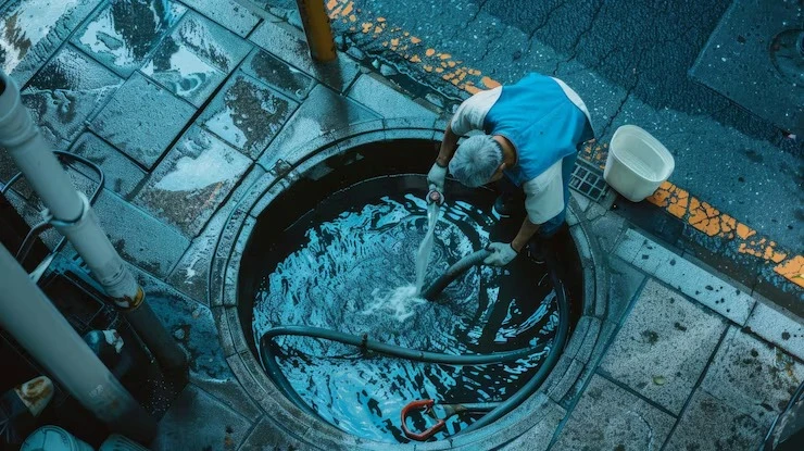 Serviço de limpeza de caixa d água